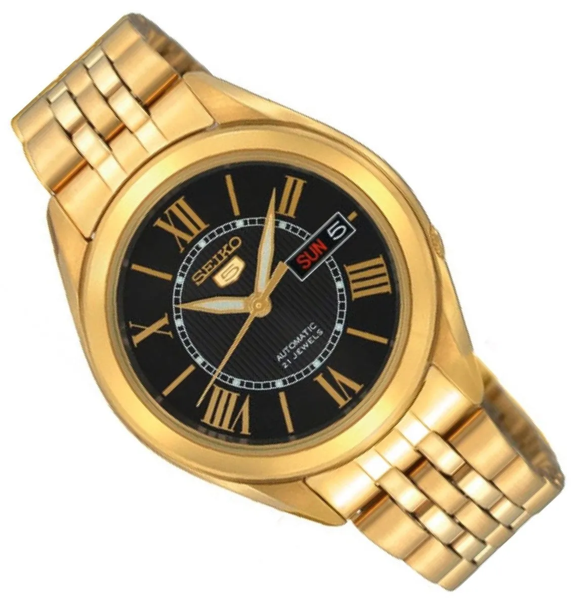 Seiko 5 Sports SNKL40K1 Gold Stainless Automatic Watch for Men