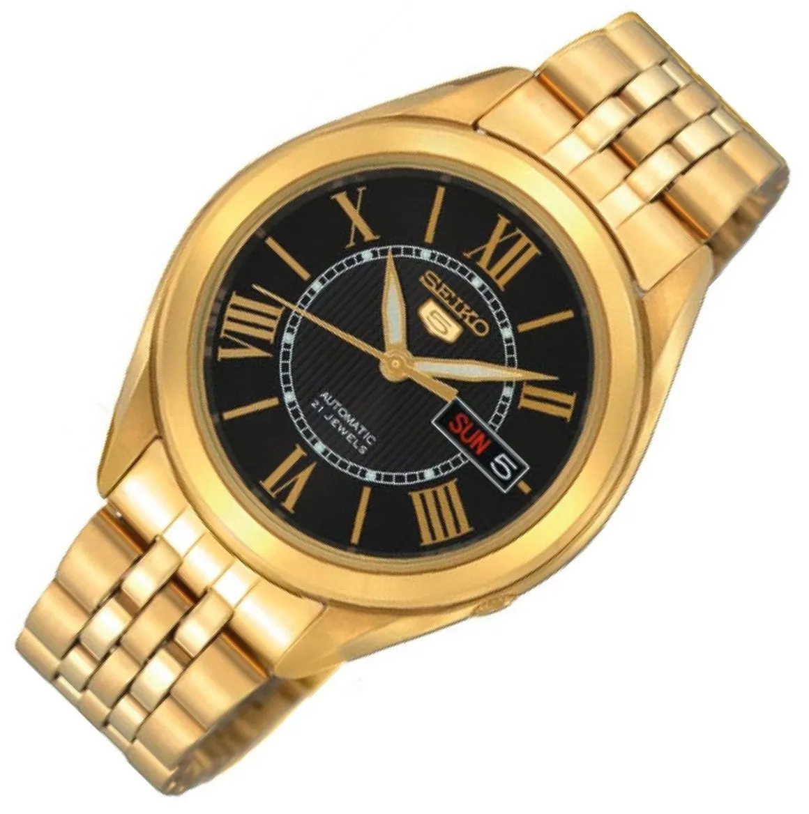 Seiko 5 Sports SNKL40K1 Gold Stainless Automatic Watch for Men