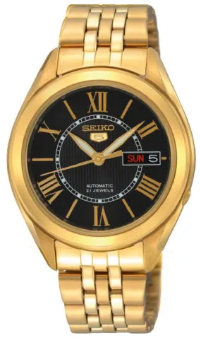 Seiko 5 Sports SNKL40K1 Gold Stainless Automatic Watch for Men