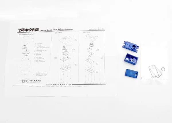 Servo case/gaskets (for 2065 waterproof sub-micro servo)