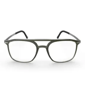 Silhouette Men's Black Pine Aviator Optical Frame