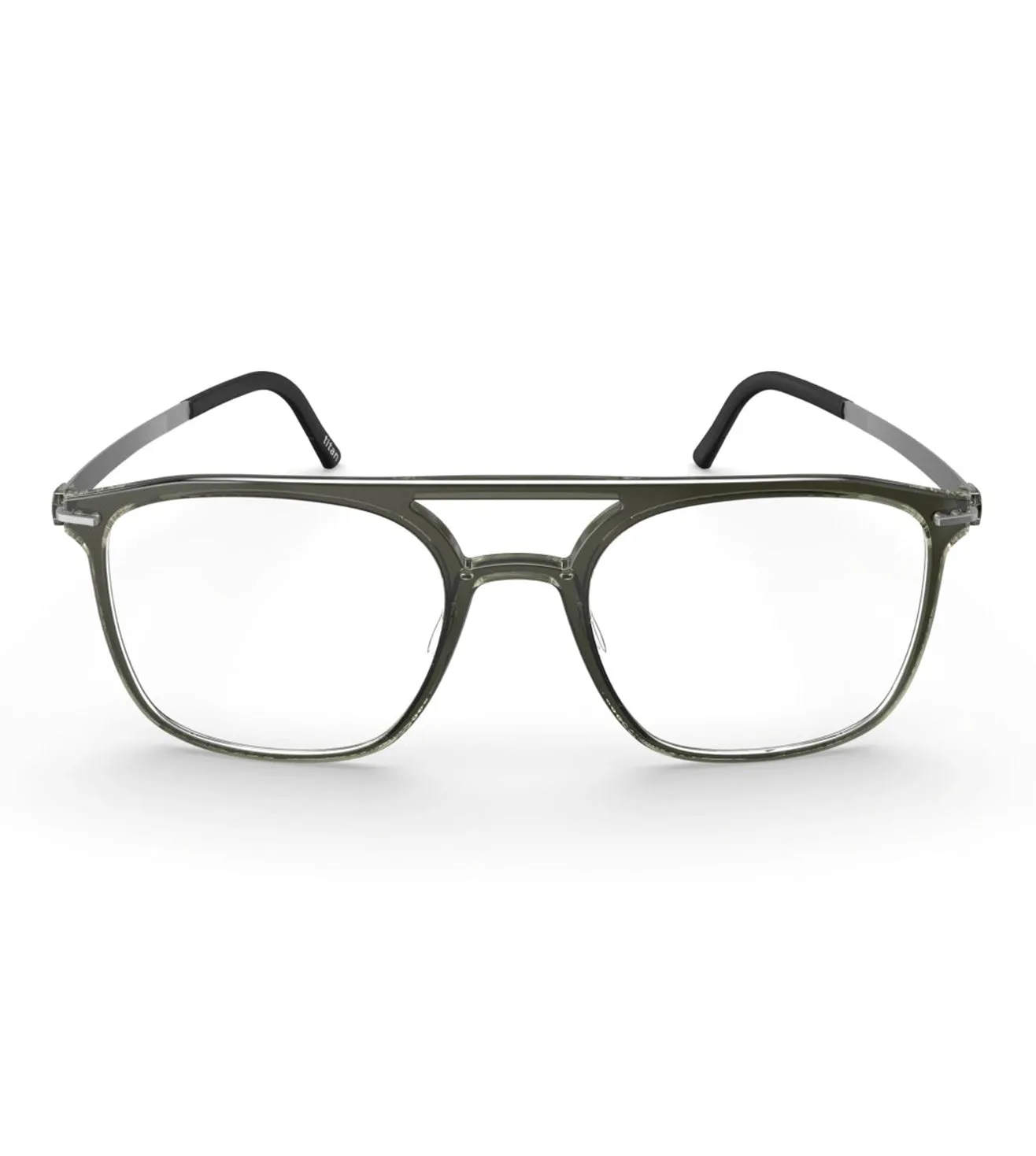 Silhouette Men's Black Pine Aviator Optical Frame