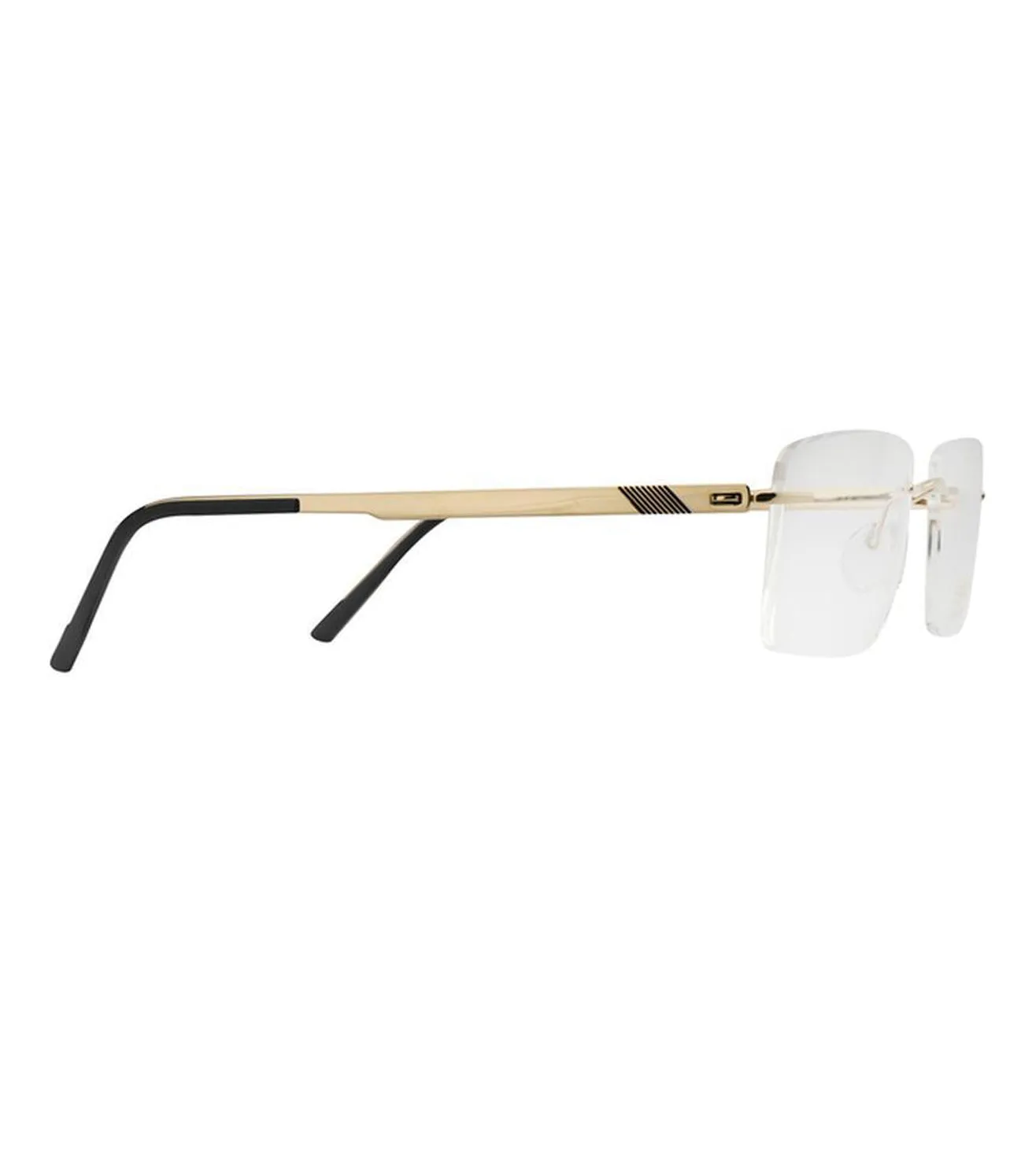 Silhouette Unisex Gold Rectangular Optical Frame