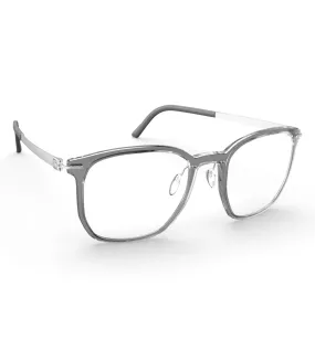 Silhouette Unisex Grey Square Optical Frame