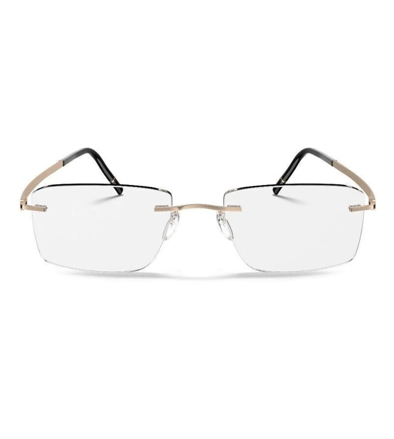 Silhouette Women's Gold Rectangular Optical Frame