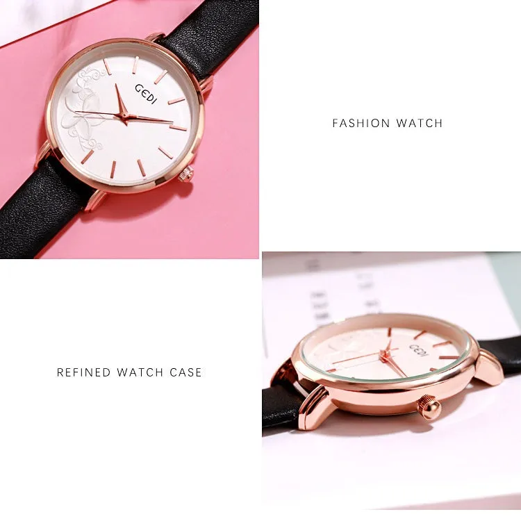 Simple Scale Leisure Quartz Women's Watch