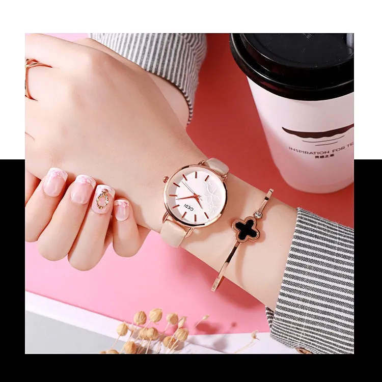 Simple Scale Leisure Quartz Women's Watch