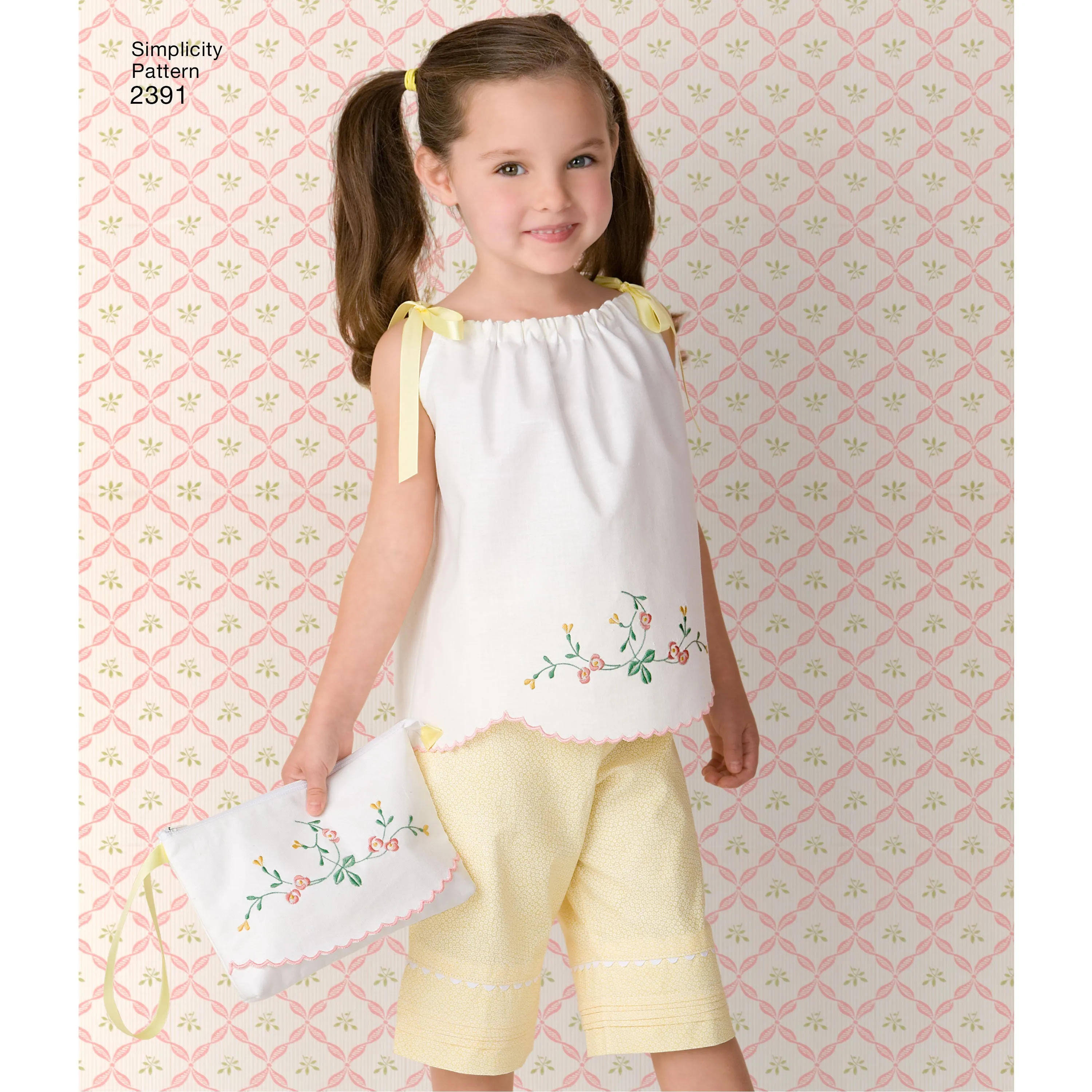 Simplicity Pattern 2391 Child's vintage pillow case fashion