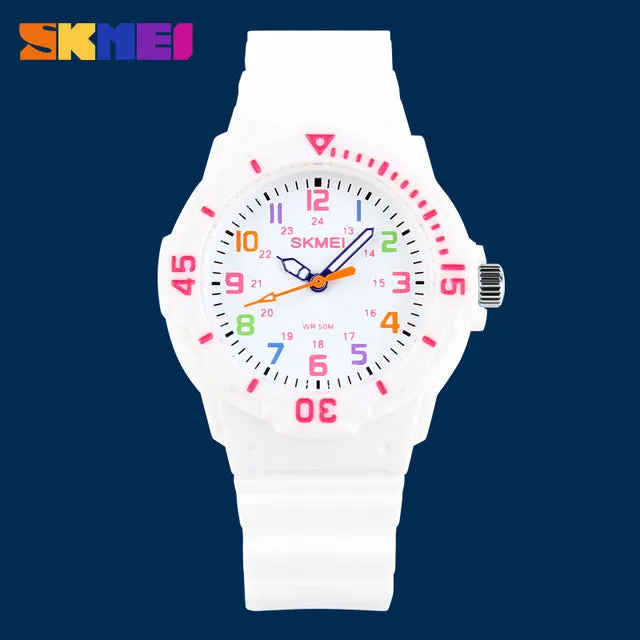 Skmei Children Watch Fashion Casual Watches Quartz Wristwatches Waterproof Jelly Kids Clock boys Hours girls Students Wristwatch