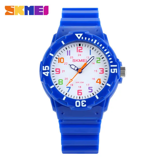 Skmei Children Watch Fashion Casual Watches Quartz Wristwatches Waterproof Jelly Kids Clock boys Hours girls Students Wristwatch