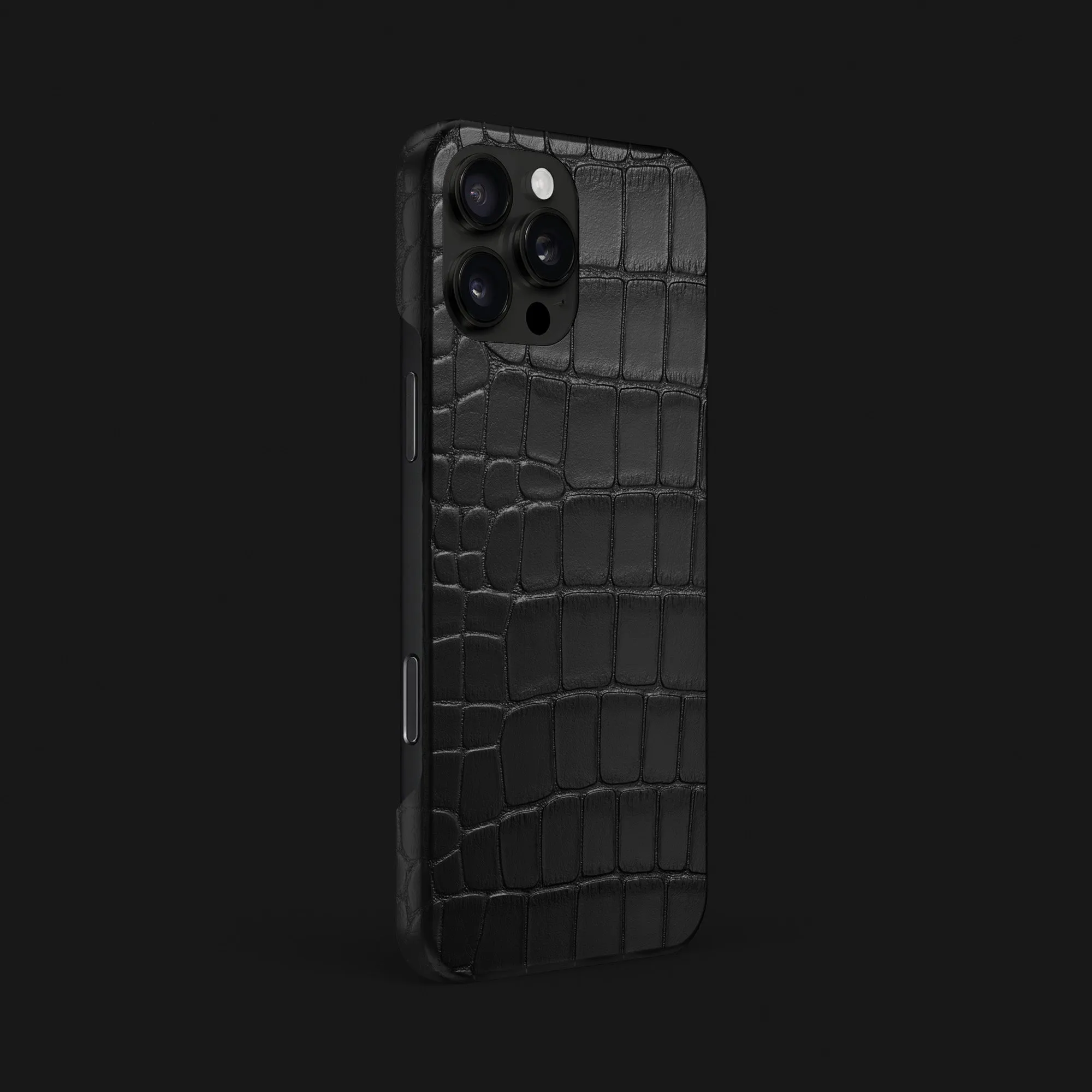 Slim Case Edition Black For iPhone 16 Pro Max In Alligator