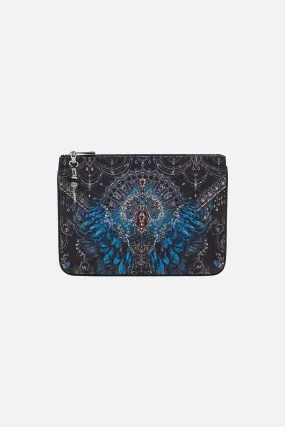 Small Canvas Clutch - Ground Control