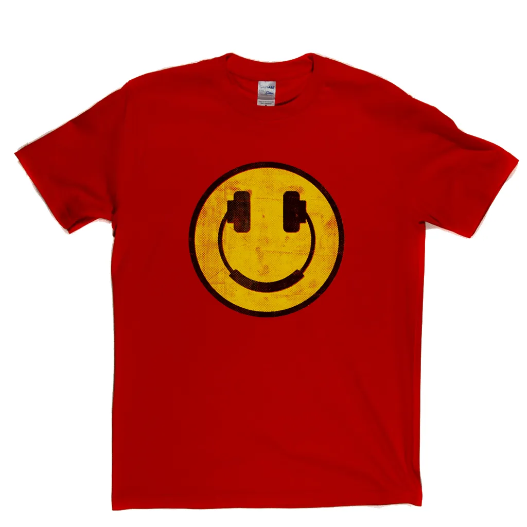 Smiley Headphones T-Shirt