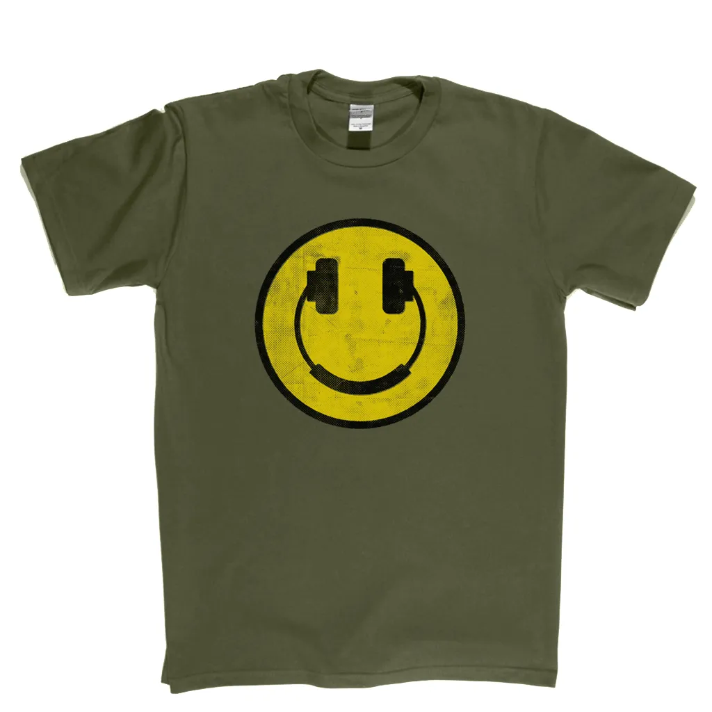 Smiley Headphones T-Shirt