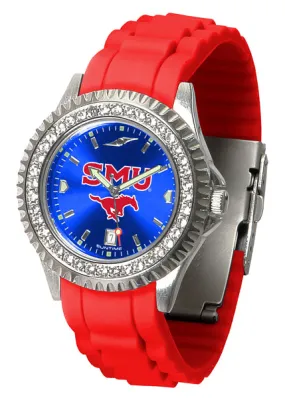 SMU Mustangs Sparkle Ladies Watch