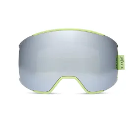 SNOW GOGGLES - ALPINE   LIME GREEN   SILVER MIRROR   POLARIZED SUNGLASSES