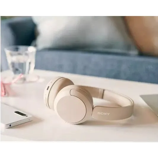 Sony Over-Ear Wireless Bluetooth Headphone - Beige/Cream | WHCH520CCE7