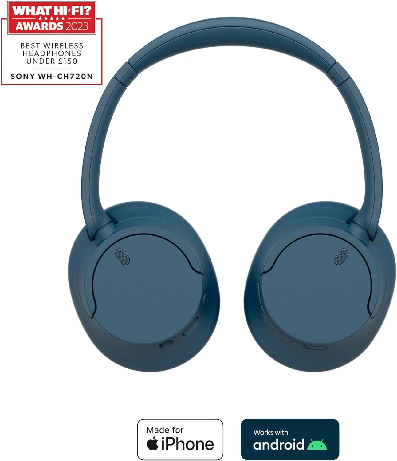 Sony WH-CH720N Noise Cancelling Wireless Bluetooth Headphones - Navy