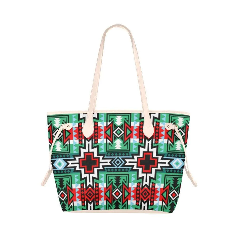 Star Blanket Clover Canvas Tote Bag