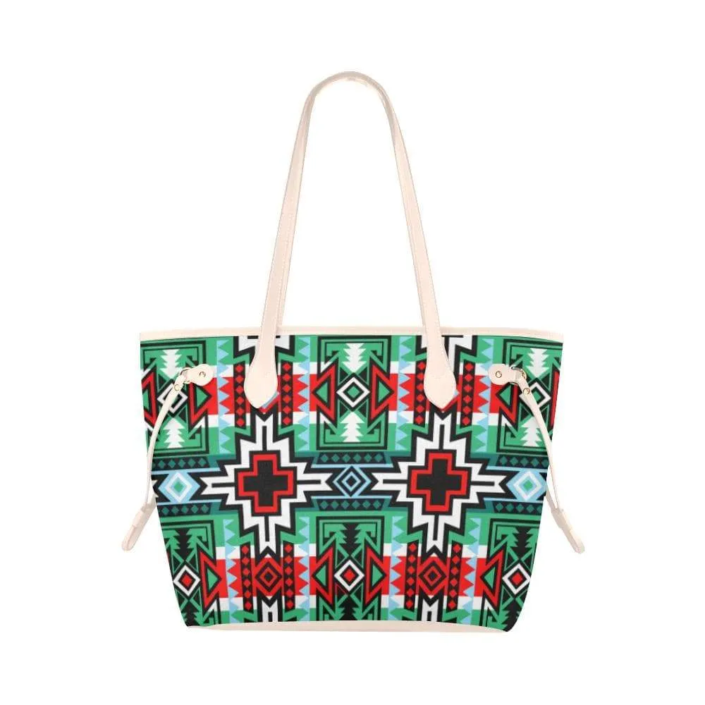 Star Blanket Clover Canvas Tote Bag