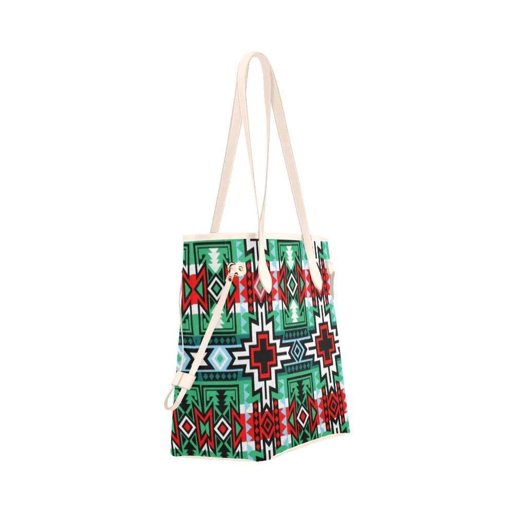 Star Blanket Clover Canvas Tote Bag