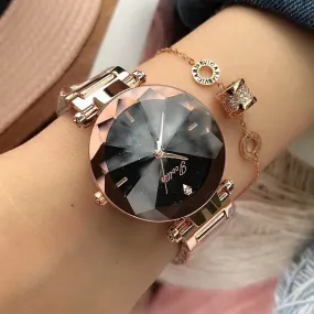 Starry Pattern Bracelet Women's Watch