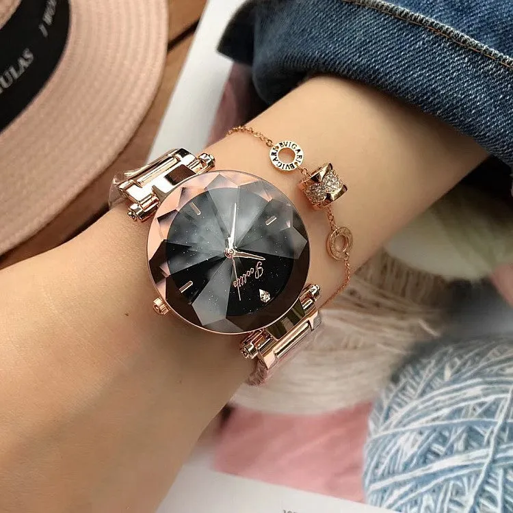 Starry Pattern Bracelet Women's Watch