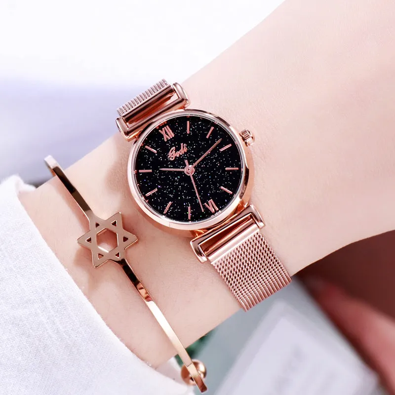 Starry Sky Milan Strap Women's Watch