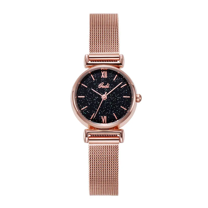 Starry Sky Milan Strap Women's Watch