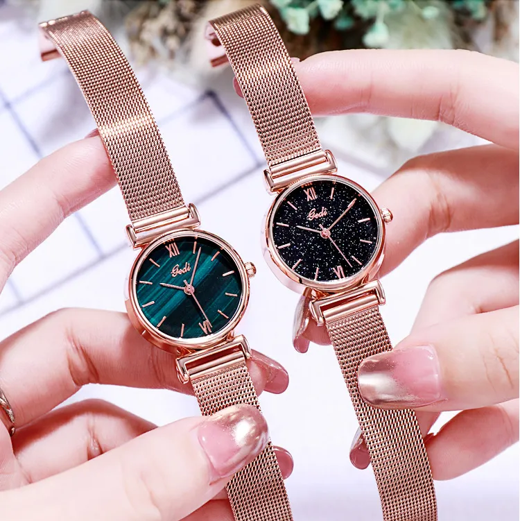 Starry Sky Milan Strap Women's Watch