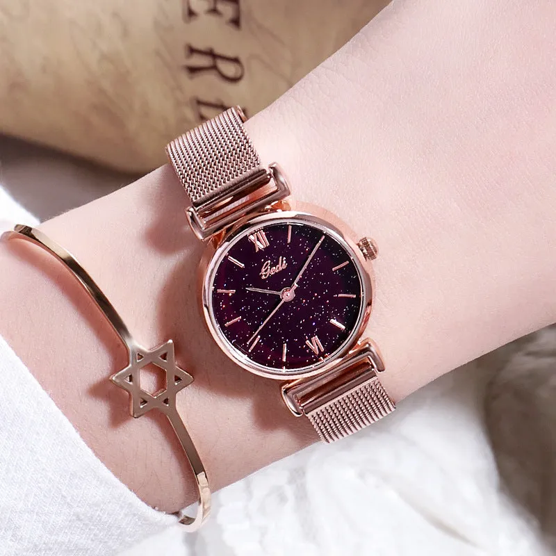 Starry Sky Milan Strap Women's Watch