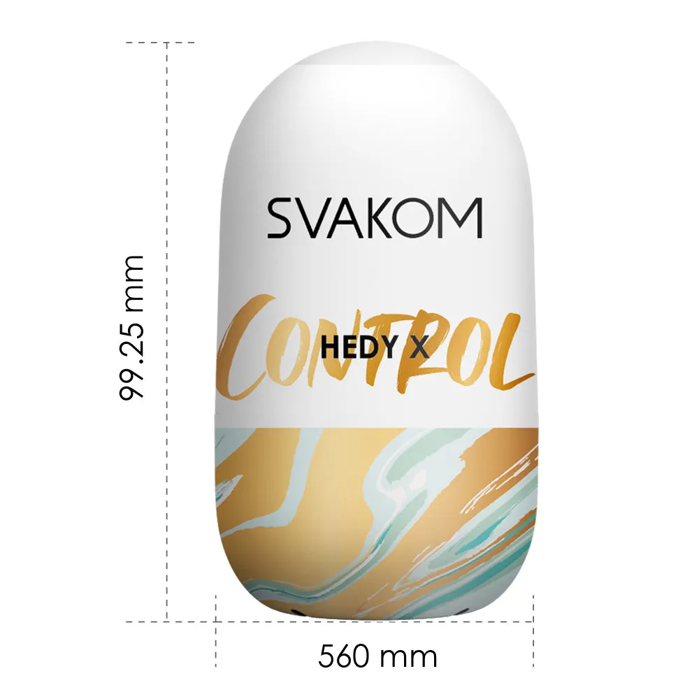 Svakom Hedy X Reusable Stroking Sleeve - Control Texture