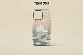 Swan Lake Floral iPhone Case