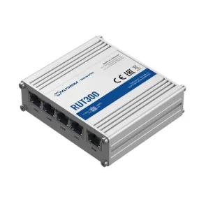 Teltonika Rut300 Industrial Wired Router 5X Rj45 100Mb / S