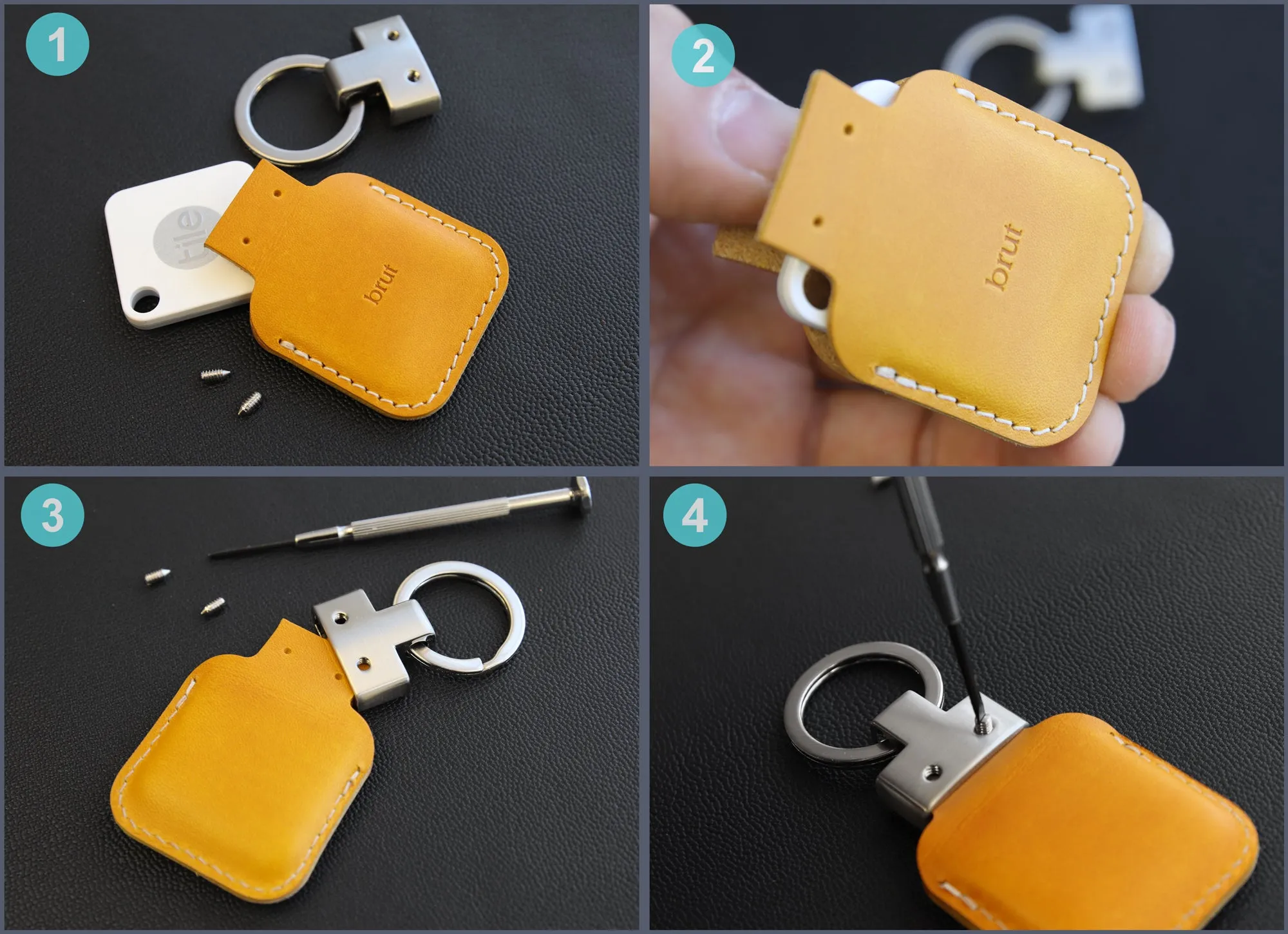 Tile Mate Key Chain Leather Cover [2018, 2020]