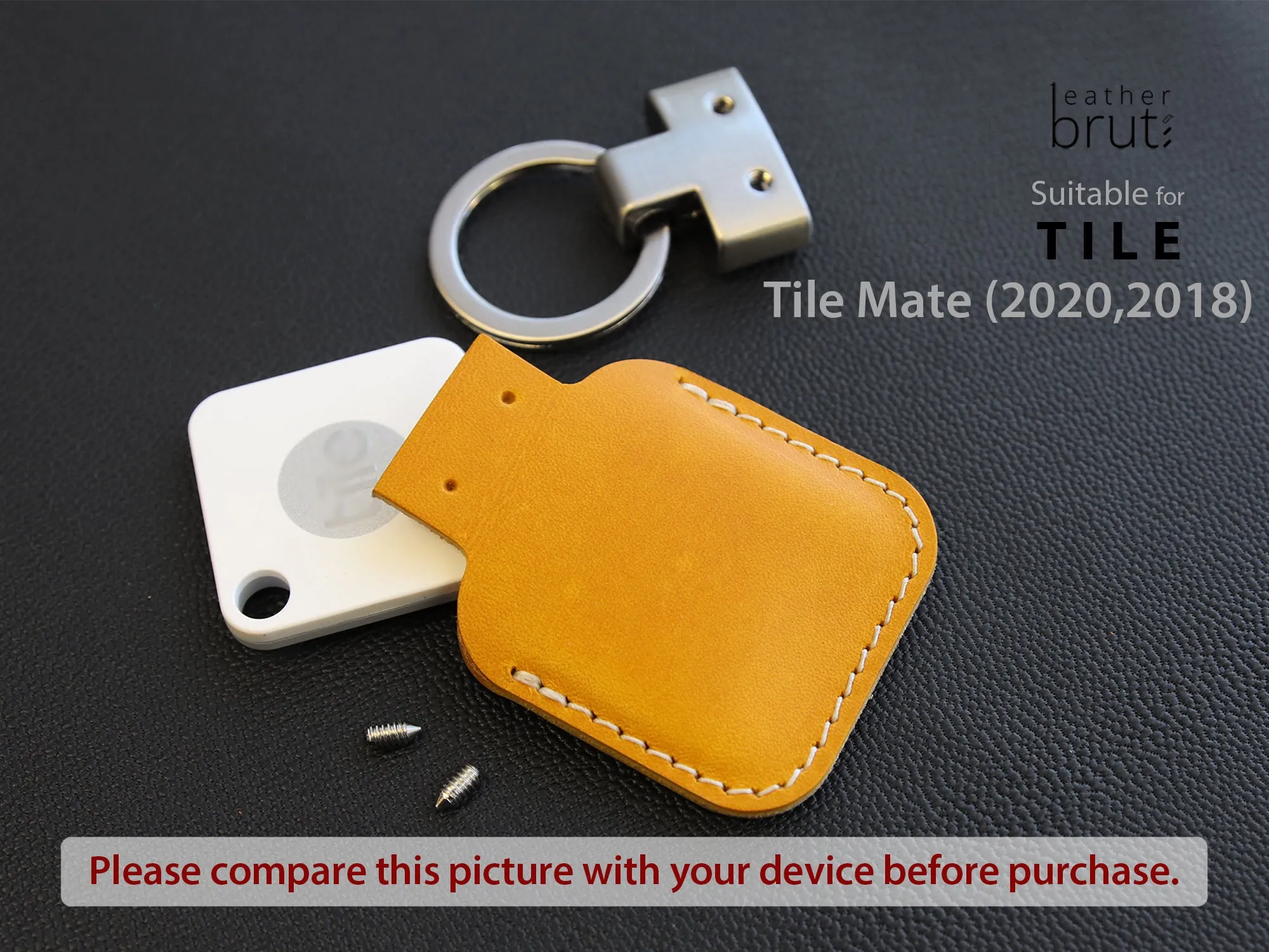 Tile Mate Key Chain Leather Cover [2018, 2020]