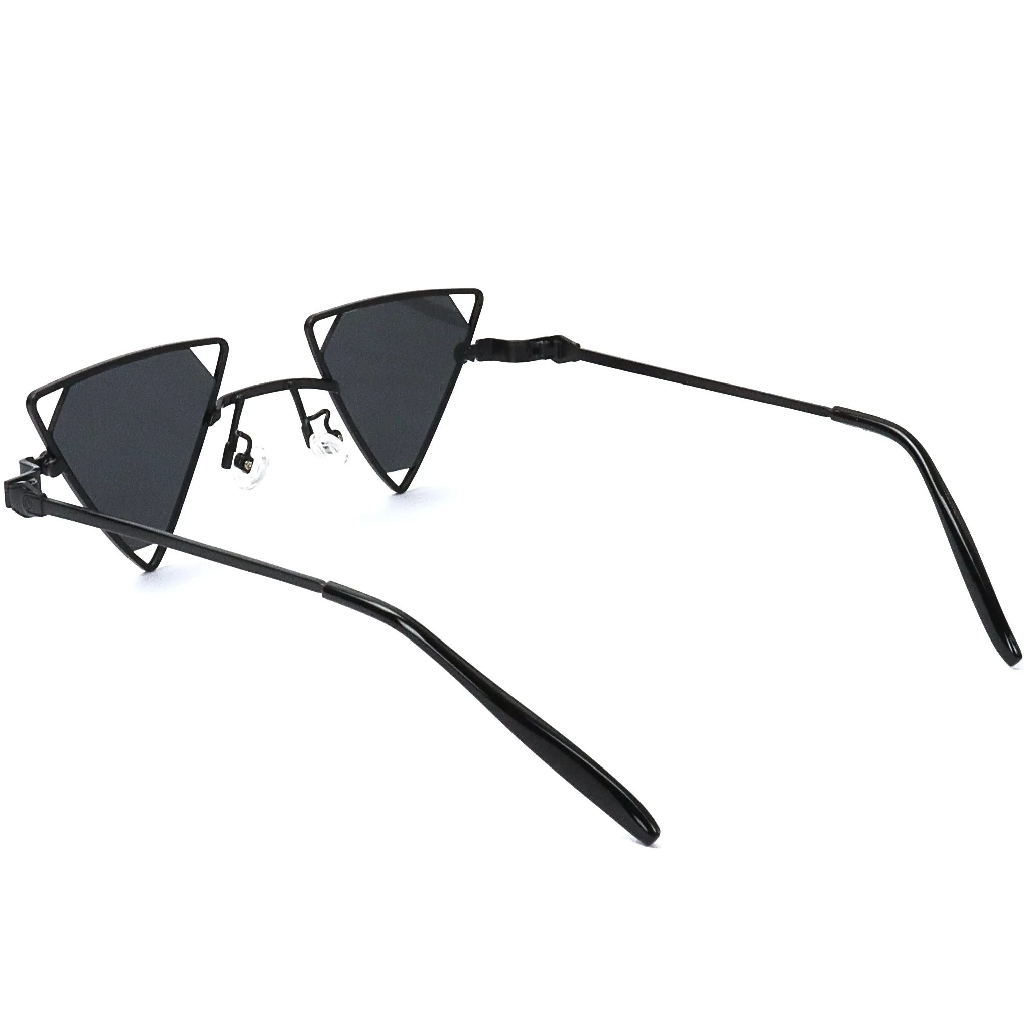 Timeless Triangles Sunglasses - Black