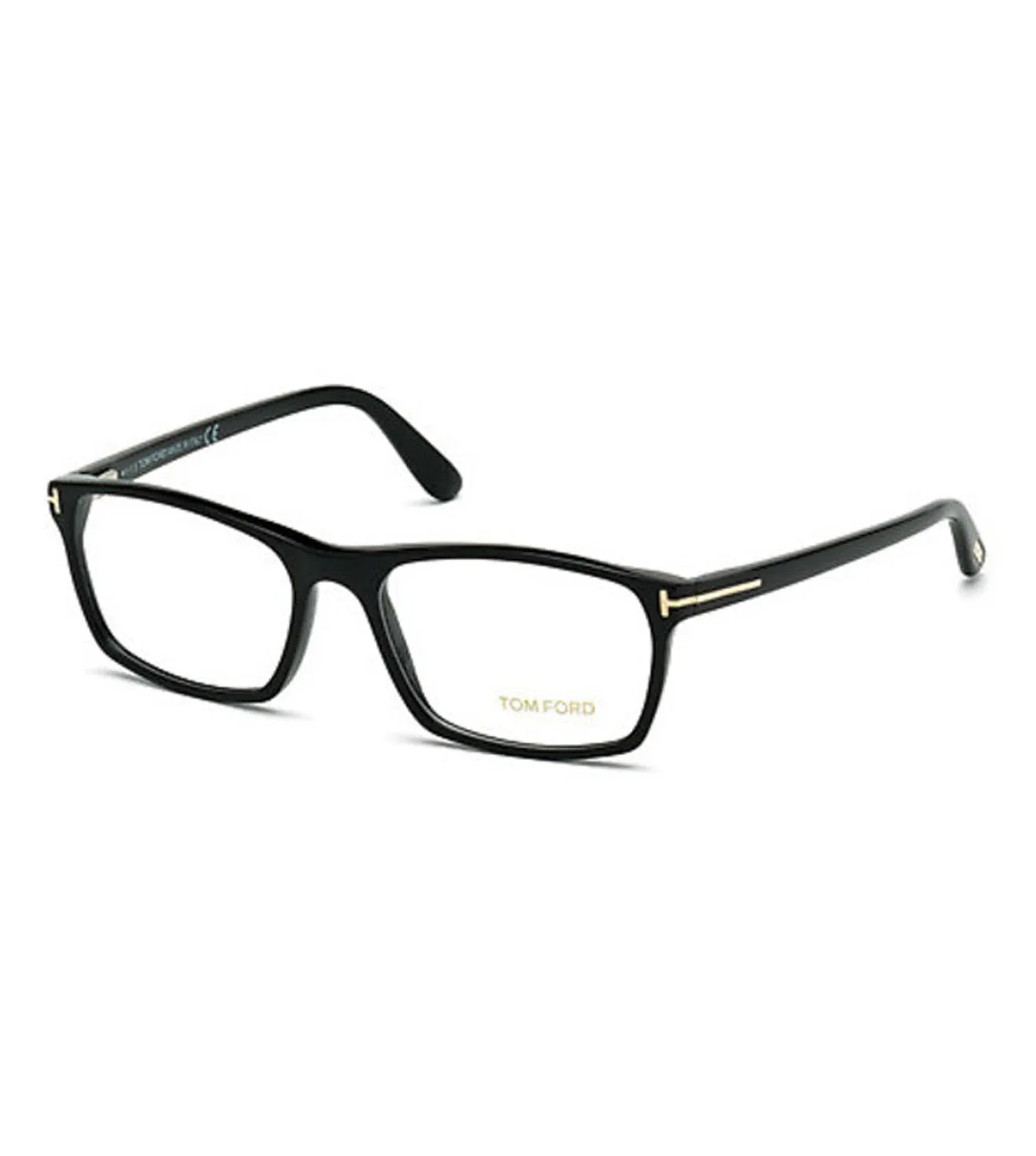 Tom Ford Men's Black Rectangular Optical Frame