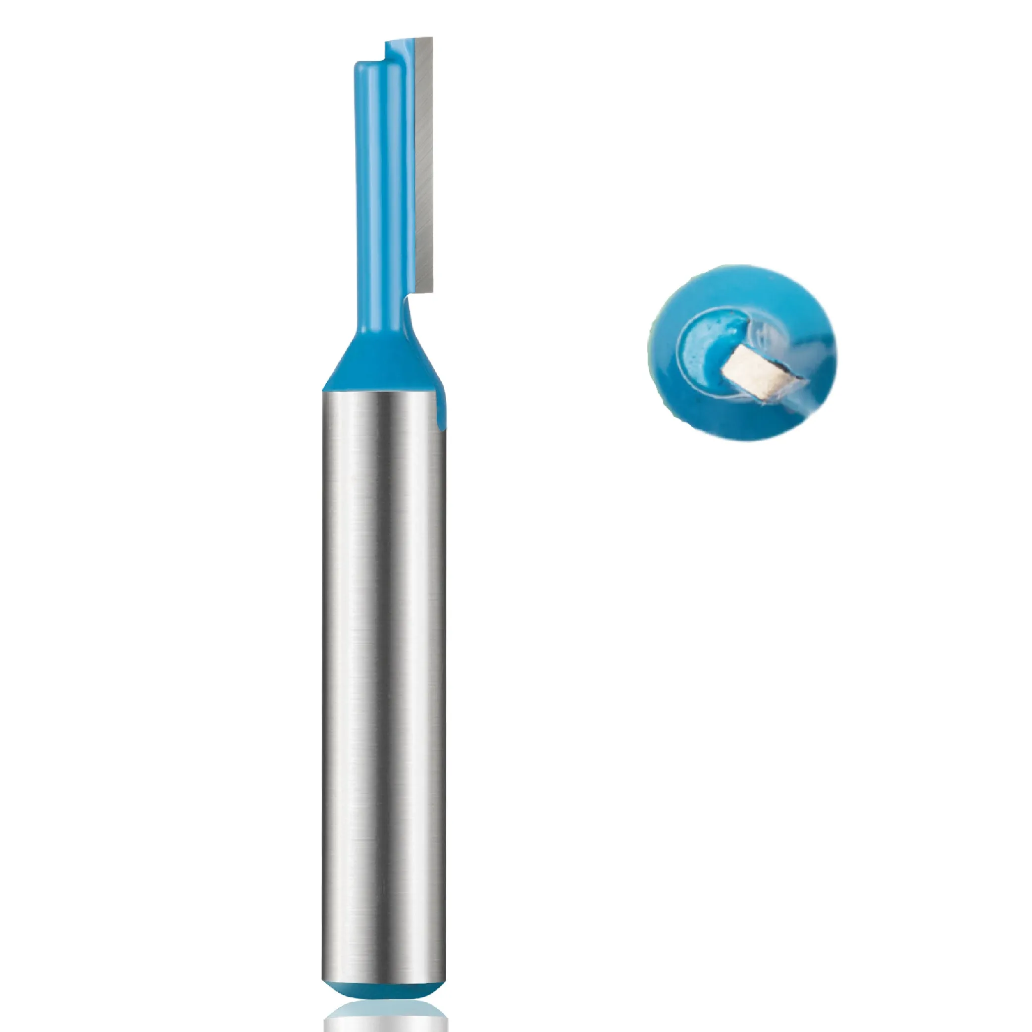 toolant Straight Router Bits , 1/4-Inch Shank 5/32-Inch Dia, Carbide-Tipped Milling Cutter for Woodworking