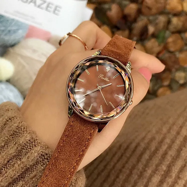 Trend Fur Strap Women's Watch