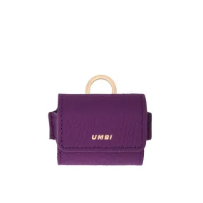 UMBI Personalized Leather AirPods Bag - Purple