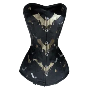 VC1402 Ladies brocade Corset with Bats