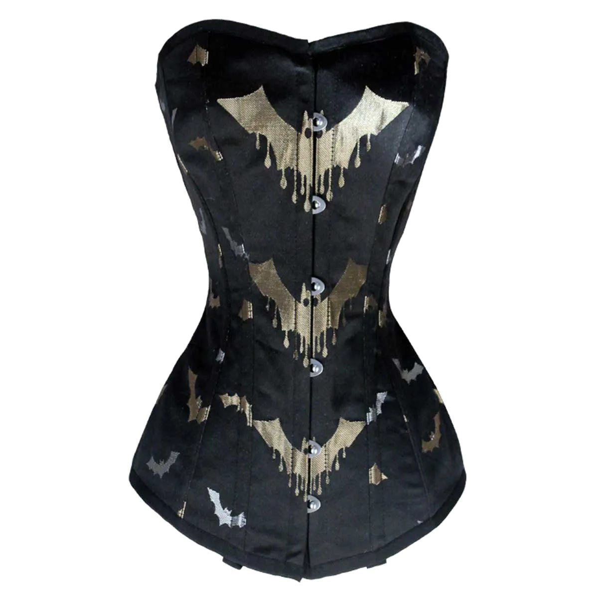 VC1402 Ladies brocade Corset with Bats