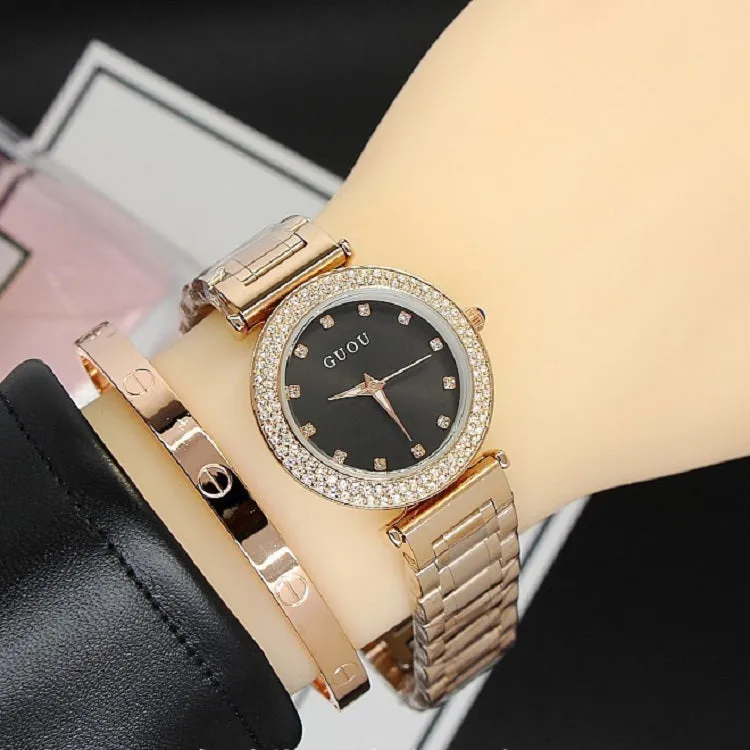 Vintage Stainless Steel Strap Women's Watch