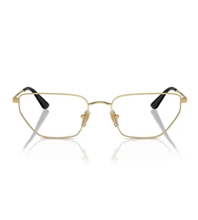 Vogue Women's Gold Geometric Optical Frame