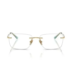 Vogue Women's Gold Rectangular Optical Frame