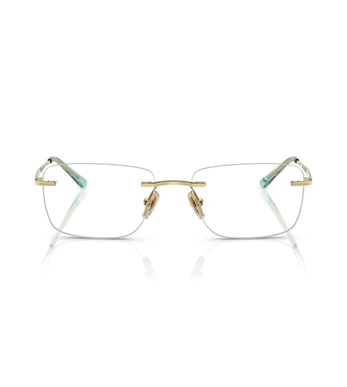 Vogue Women's Gold Rectangular Optical Frame