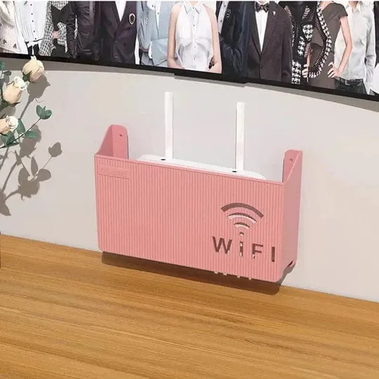 Wall Mounted Wifi Router Storage Shelf