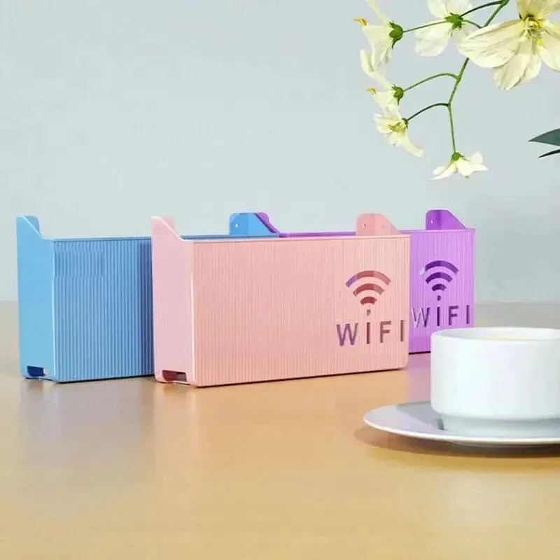 Wall Mounted Wifi Router Storage Shelf