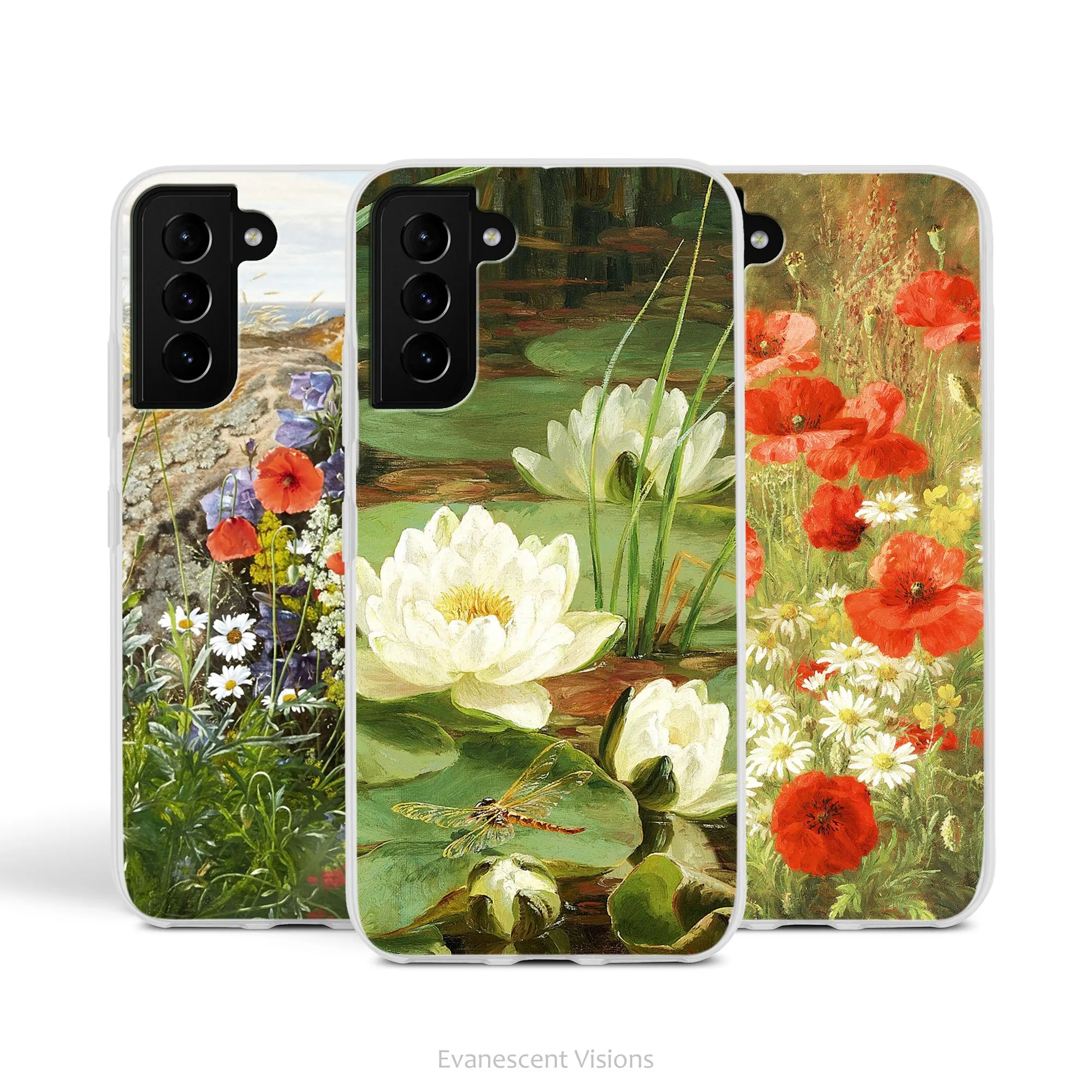 Wildflowers, Poppies & Lilies Art Phone Case for Samsung Phones